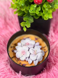 Handcrafted scented candles.