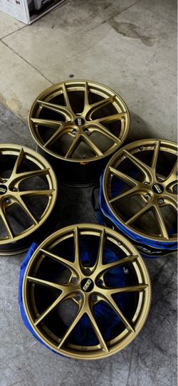 20” BBS Unlimited CI-R Gold/Bronze Rims - Porsche 718 Cayman / Boxster / GT4 Fitment