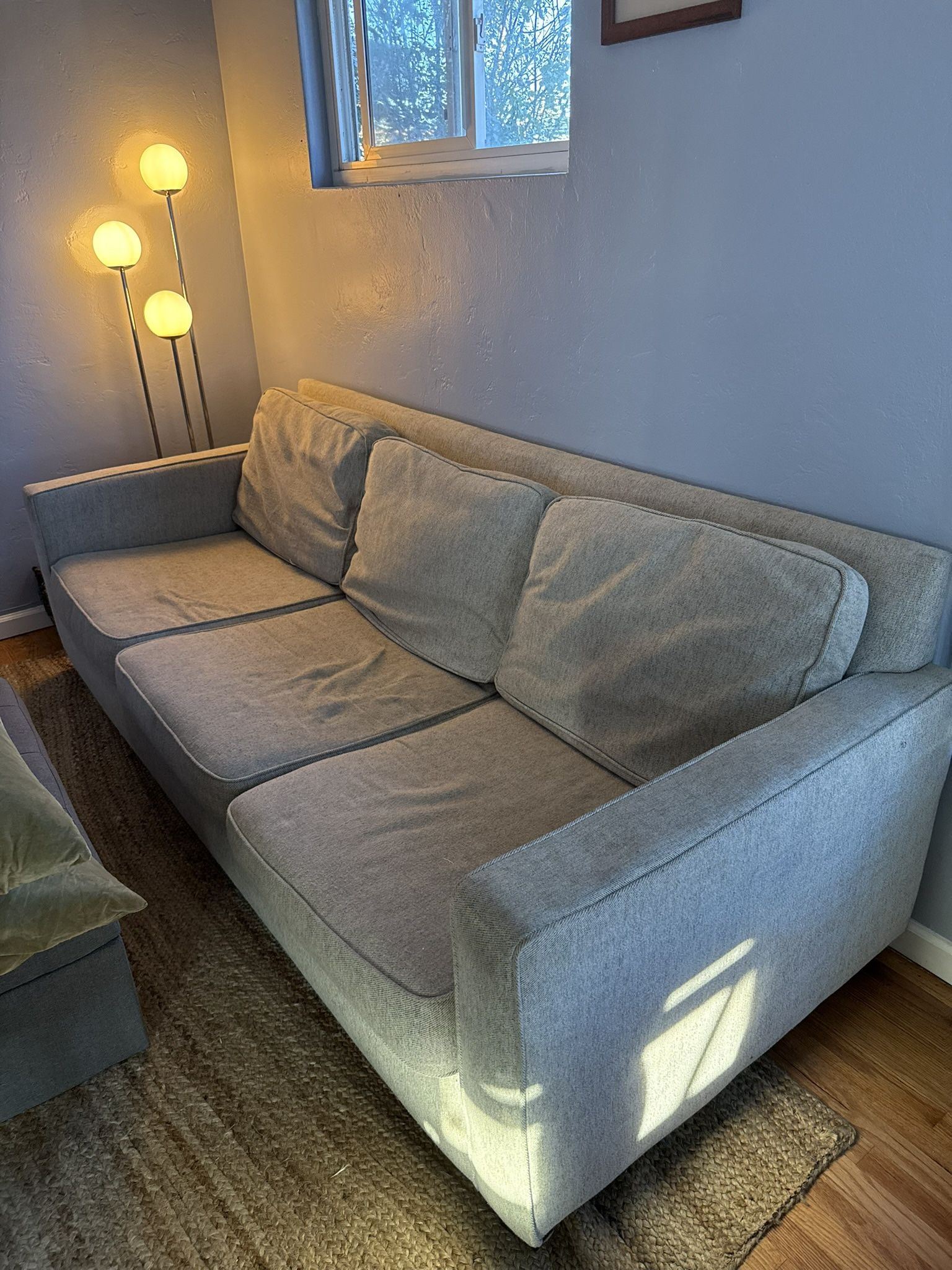 Grey West Elm Couch