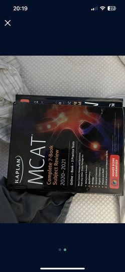 MCAT kaplan Prep Books