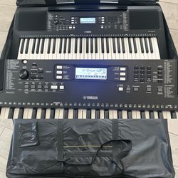 Yamaha electric piano — PSRE373 61-Key Touch Sensitive Portable Keyboard with PA130 Power Adapter