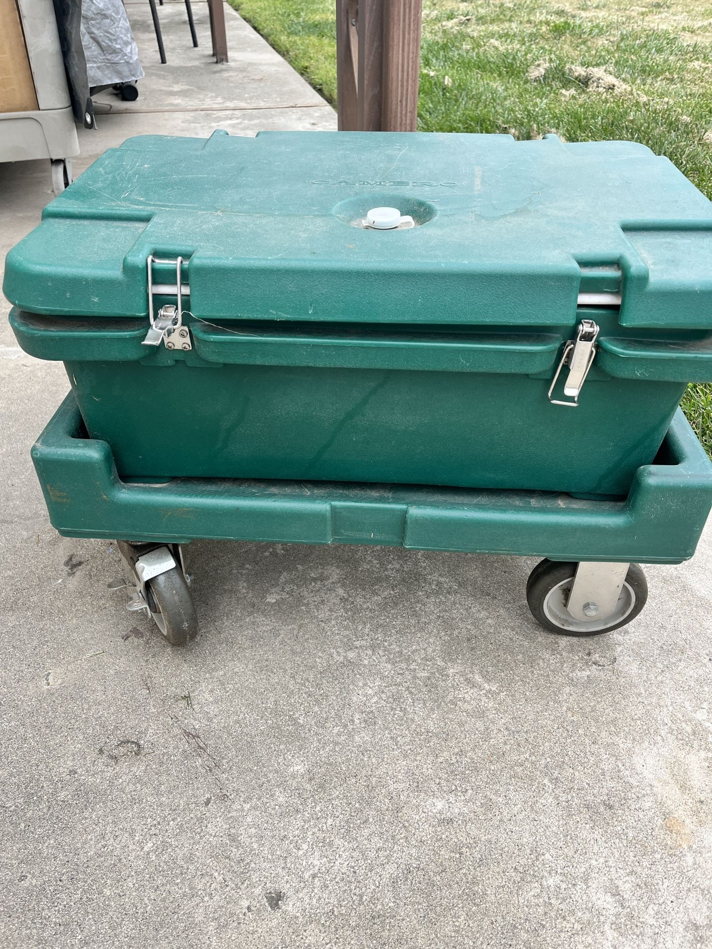 Cambro Food Container with Matching Dooley