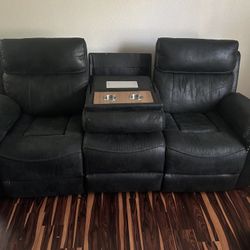 Two Couches Both Charger Port