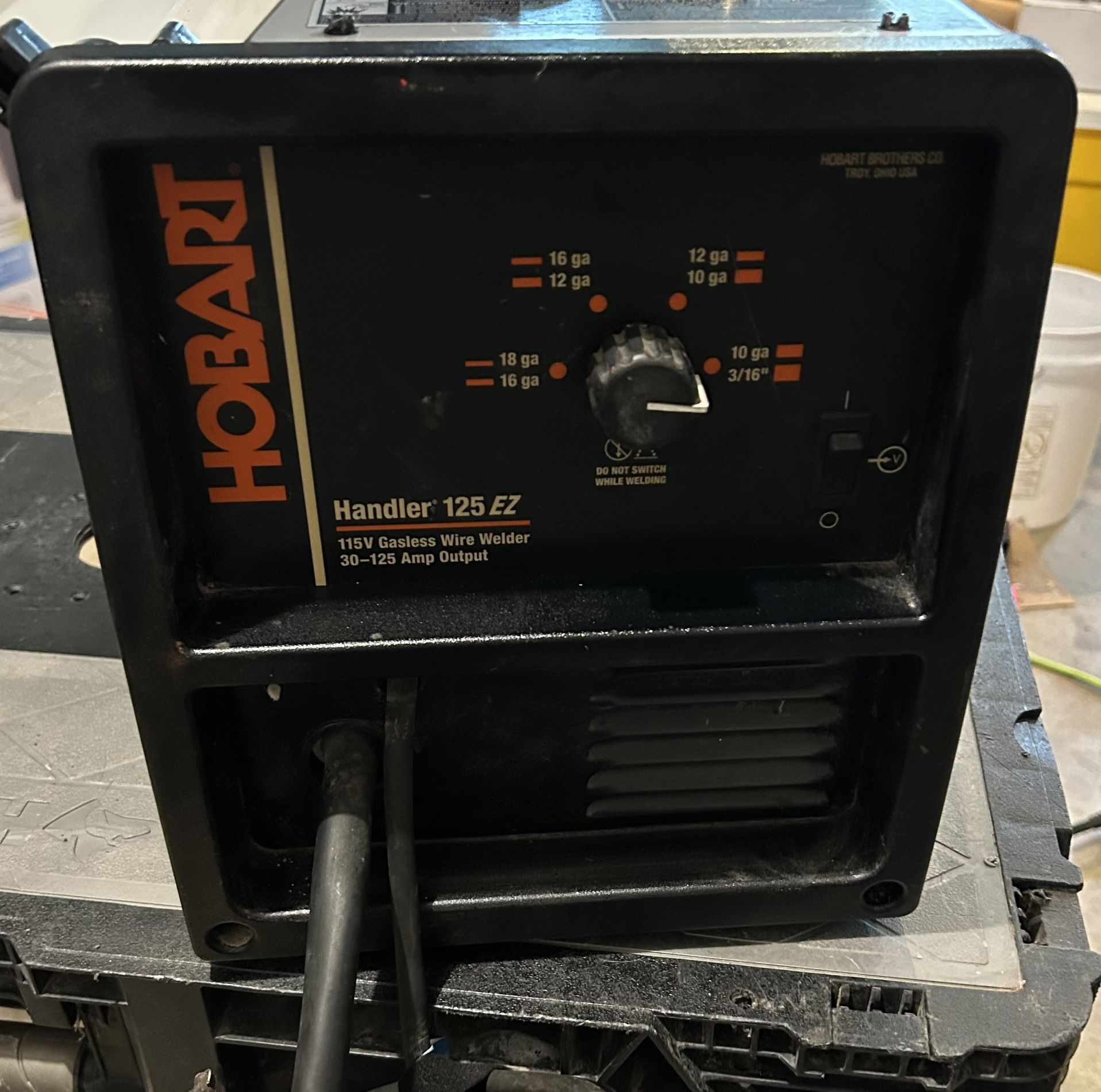 Hobart 125 EZ Flux-Cored Welder 115V 60Hz (Sku 500521) Tested Working