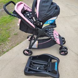 Minnie Mouse Stroller Infant Car Seat And Base Combo Expires 2030