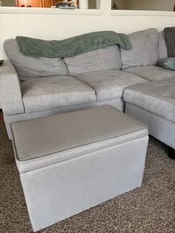 Small storage ottoman