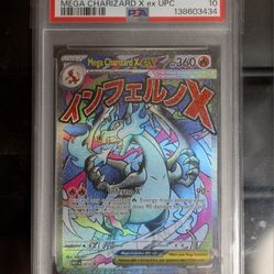 2025 Pokemon Mep En 023 Mega Charizard x Ex UPC Promo PSA 10 Gem Mint