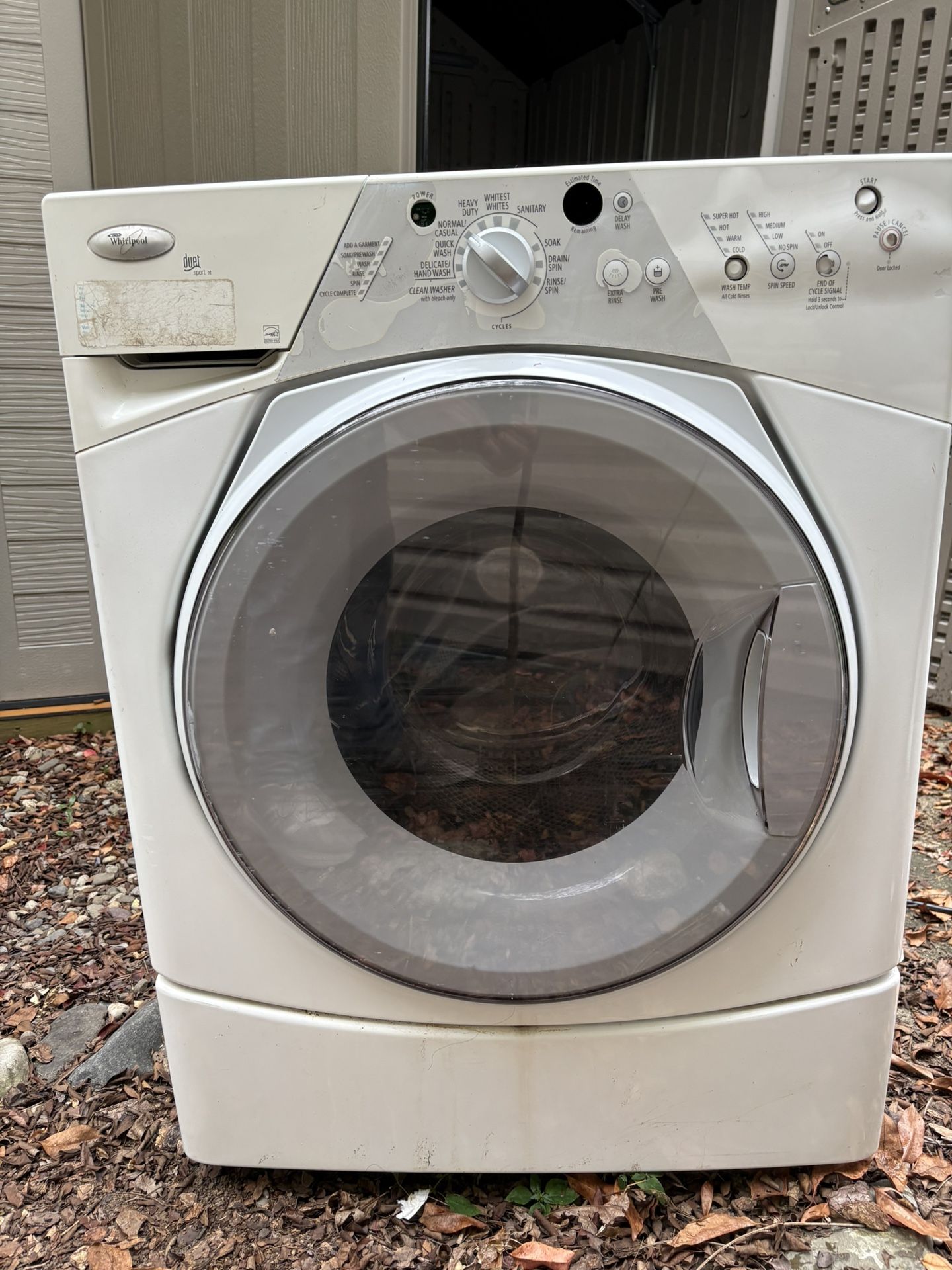 Whirlpool Washer And Dryer (stackable)