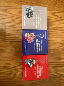 Pokemon Center Game Cartridge Keychain  Blind Box 1 Set of 3 In Stock