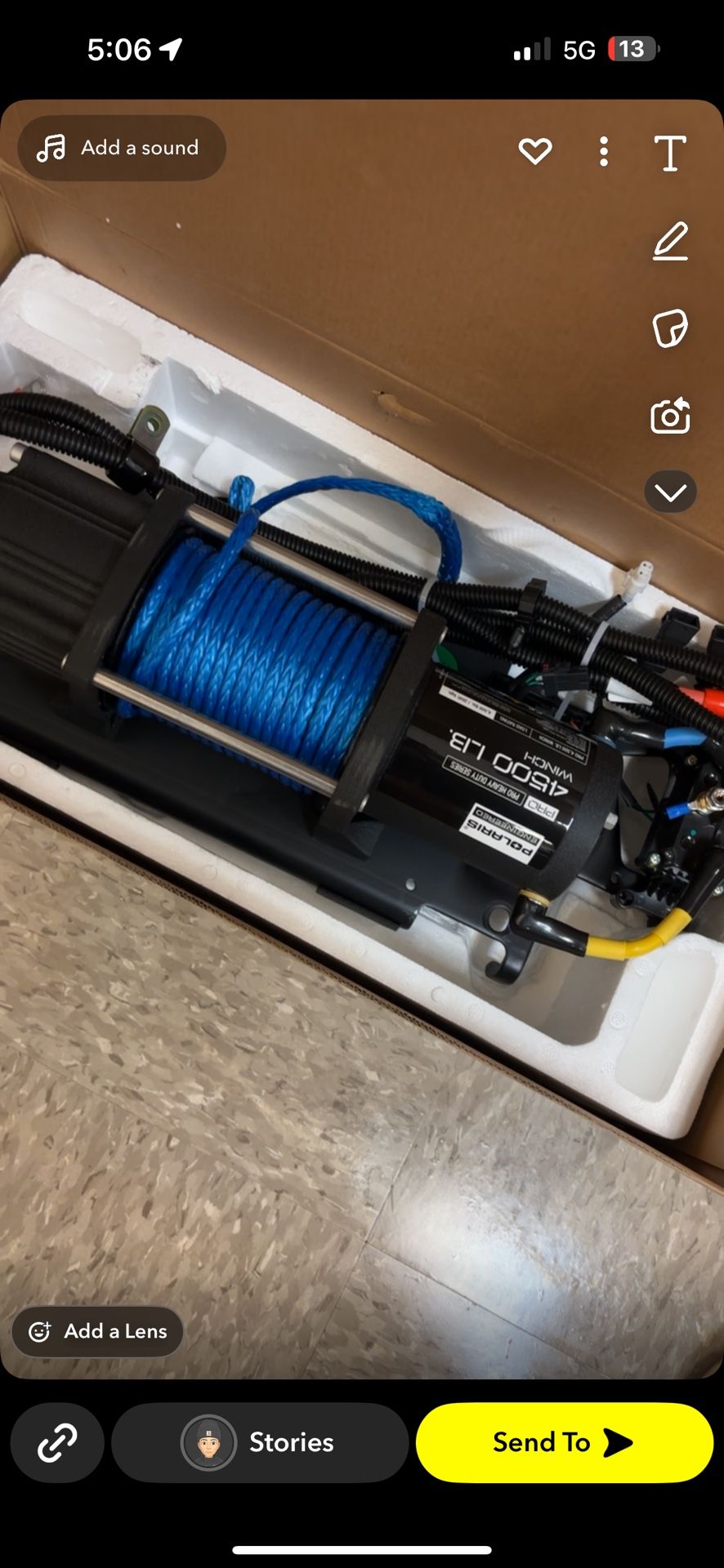 Polaris Winch 4500 Lbs