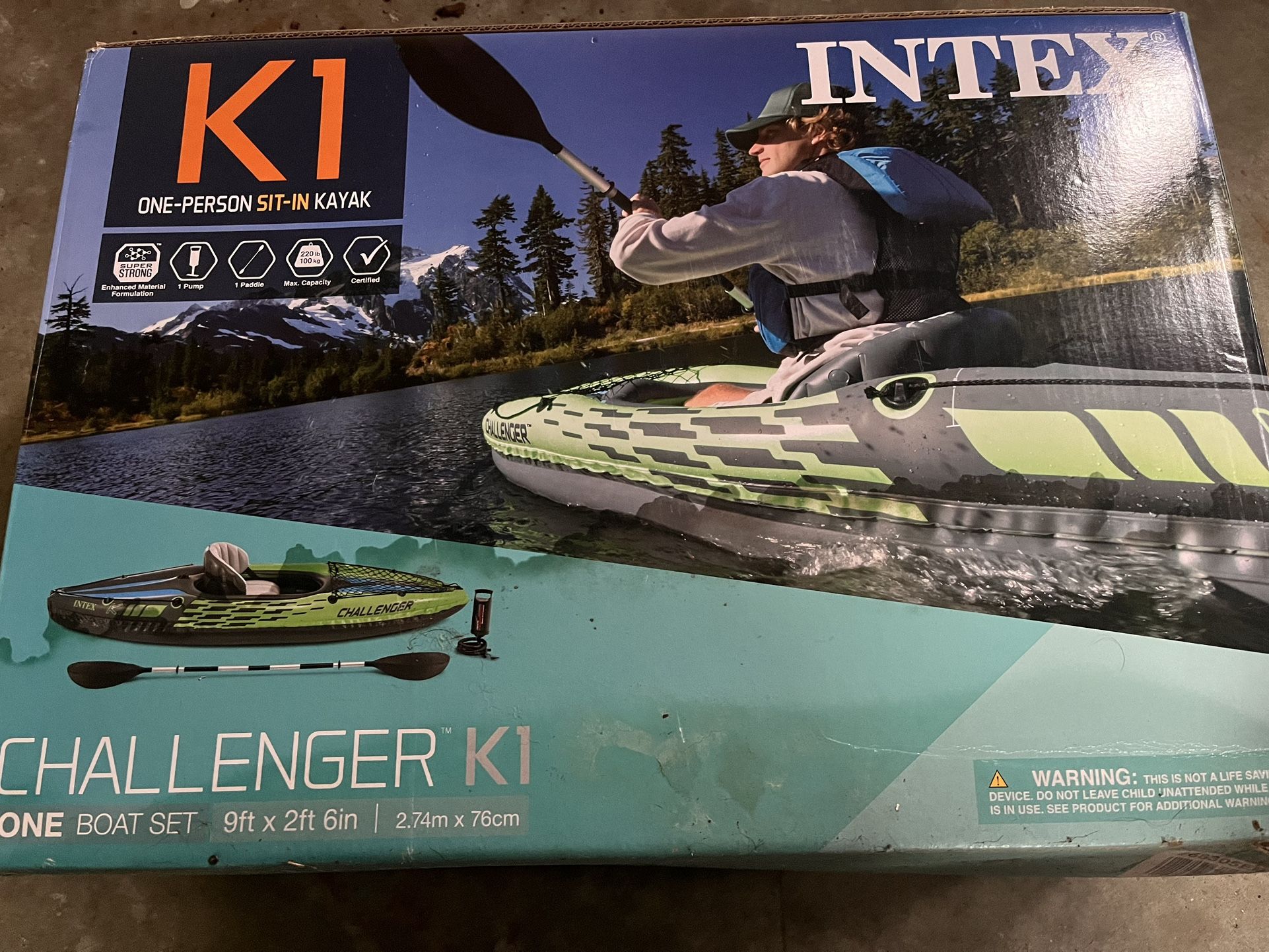 One Person Sit In Kayak