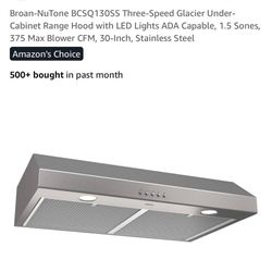 Range hood 30 