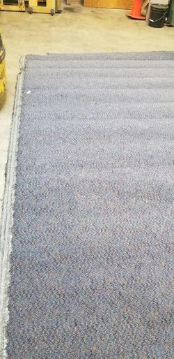 New commercial carpet