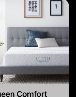 Lucid  - Queen memory foam mattress