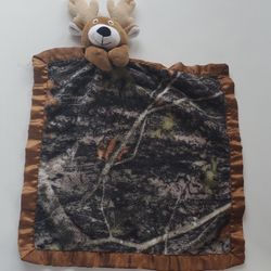 Scene Weaver Camo Deer Security Blanket Lovey Satin Springs Creative True Timber

