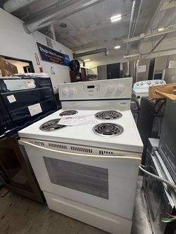 Whirlpool White Electric Coil Range