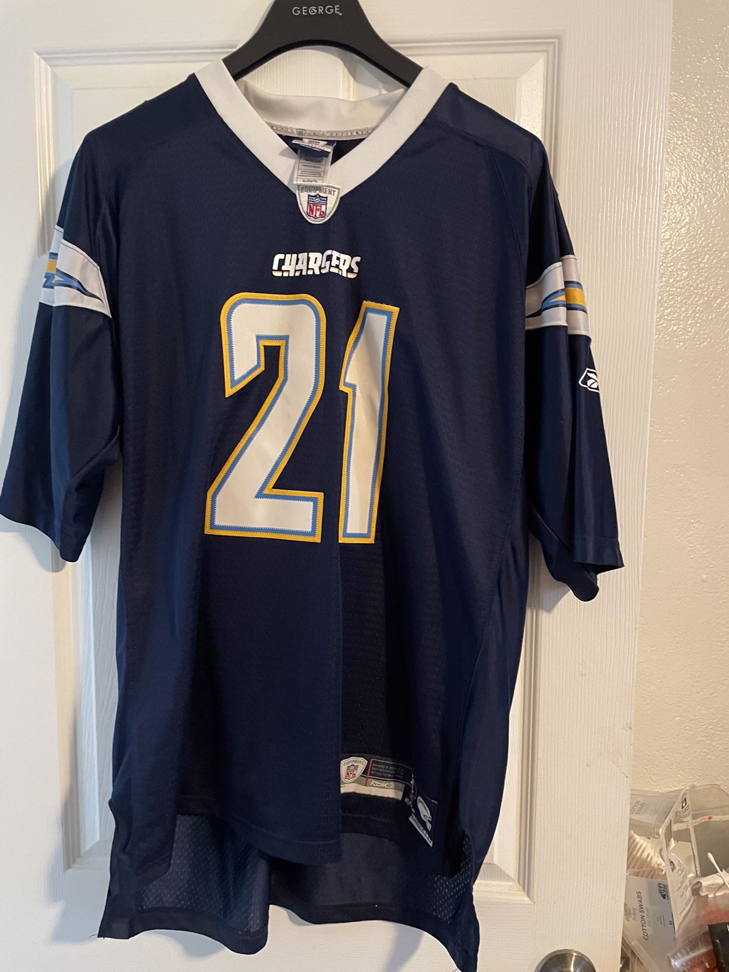 Two Reebok Charger Jerseys
