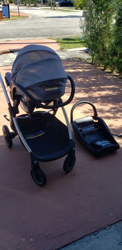 maxi cosi 5 in 1 Maxi Cosi Zelia Luxe 5-in-1 Modular Travel System (New Hope Black)