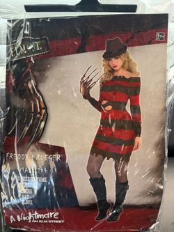 Freddy Krueger Women's Halloween Costume Small