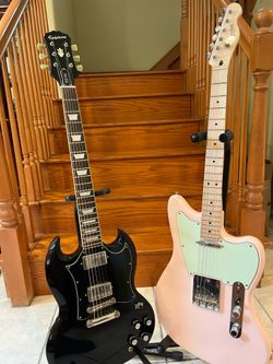 Squier Paranormal Offset Telecaster (Mint/Upgrade Seymour Duncan) Epiphone SG Pro