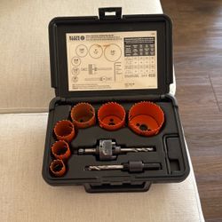 Klein Tools 8 Piece Bi-metal Hole Saw Kit 