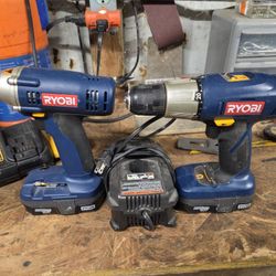 Ryobi Drill And Impact Driver