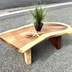 Monkeypod Bench Or Coffee Table … Wood Legs 