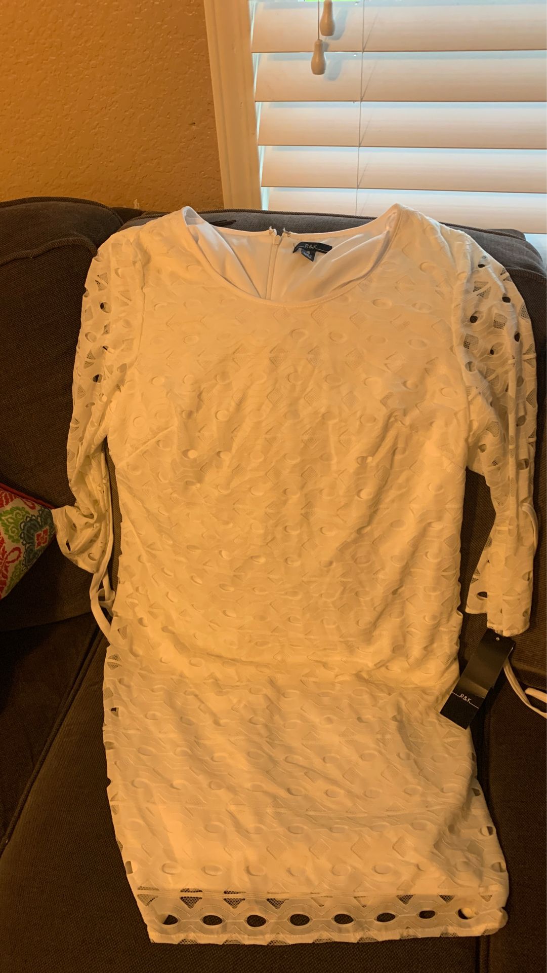 Women’s white dress , size 16