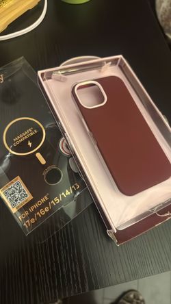 Poppy Burgundy and Pink iPhone Case