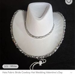 White Cow Boy Hats