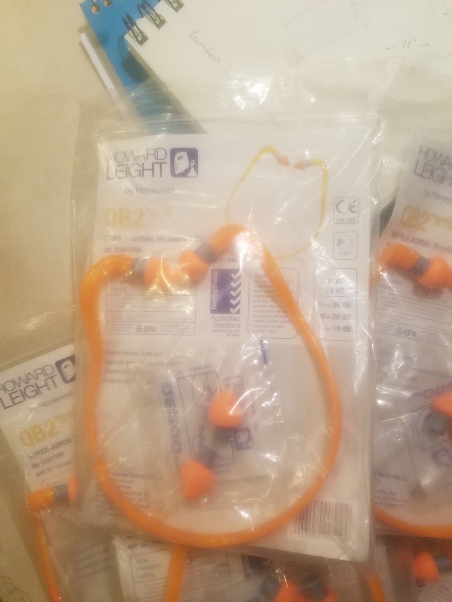 3 - Howard leight qb2hyg hearing protection headsets