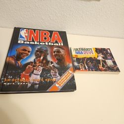 Vintage NBA basketball Book And Post Cards
