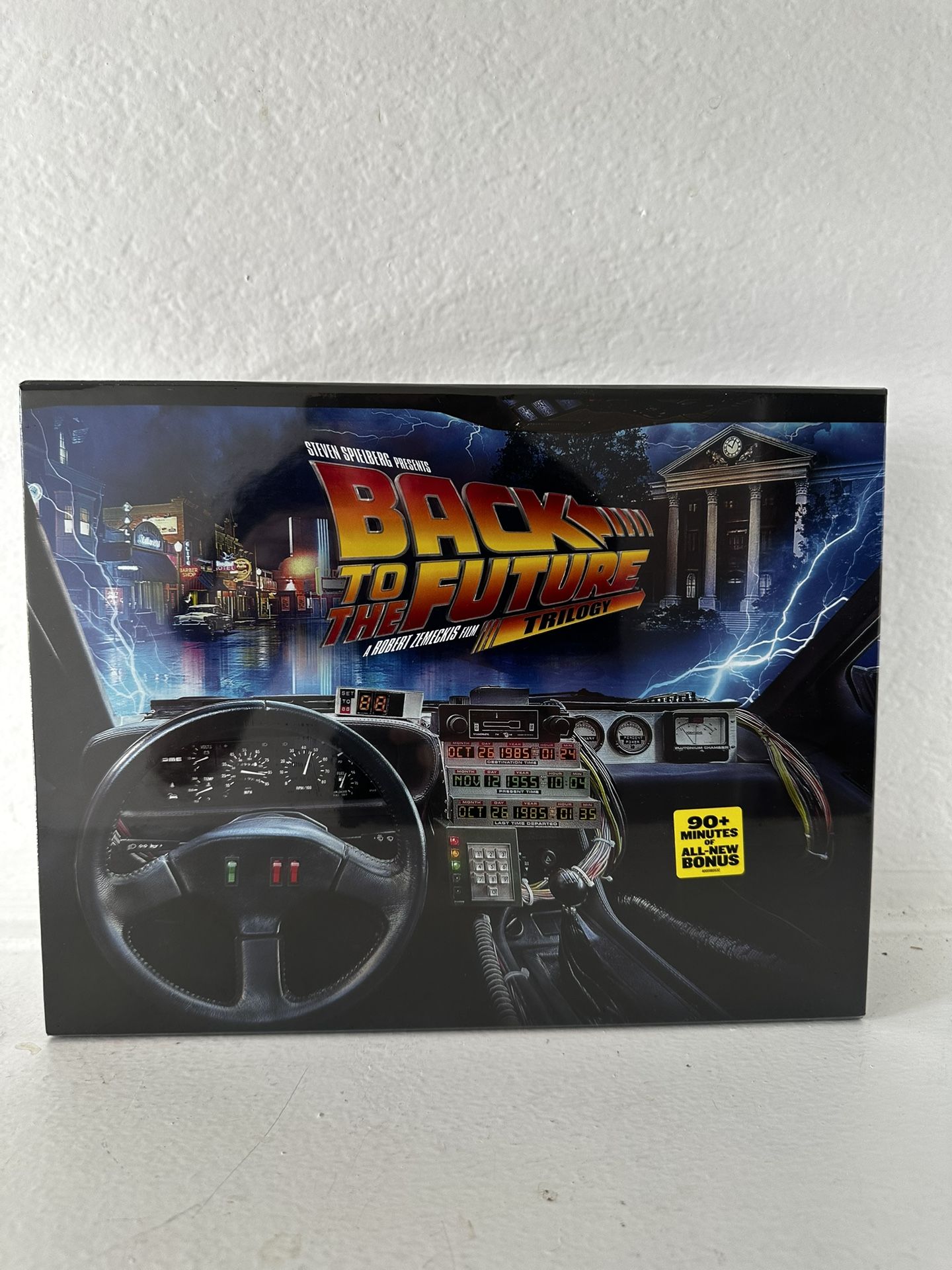 Back to the Future 40th Anniversary 4K Trilogy Amazon Steelbook Giftset