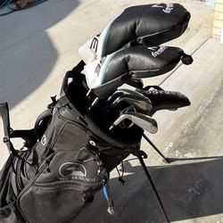 Callaway set, Pebble Beach bag