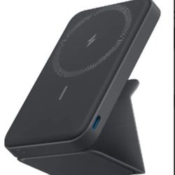 Anker Magnetic Battery, 5,000mAh Foldable Magnetic Wireless Portable Charger with Stand and USB-C (On The Side), Only for iPhone 15/15 Plus/15 Pro/15 