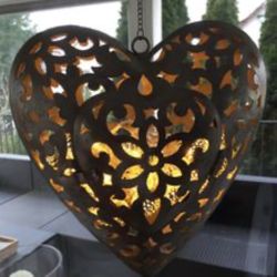 Filigree Iron Heart HangingHeart  