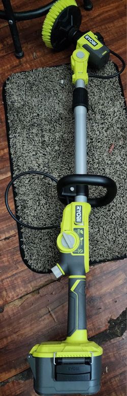 Ryobi scrubber with soap dispenser