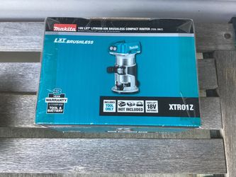 Makita 18V Brushless Cordless Variable Speed Compact Router. Brand NEW. Tool Only.