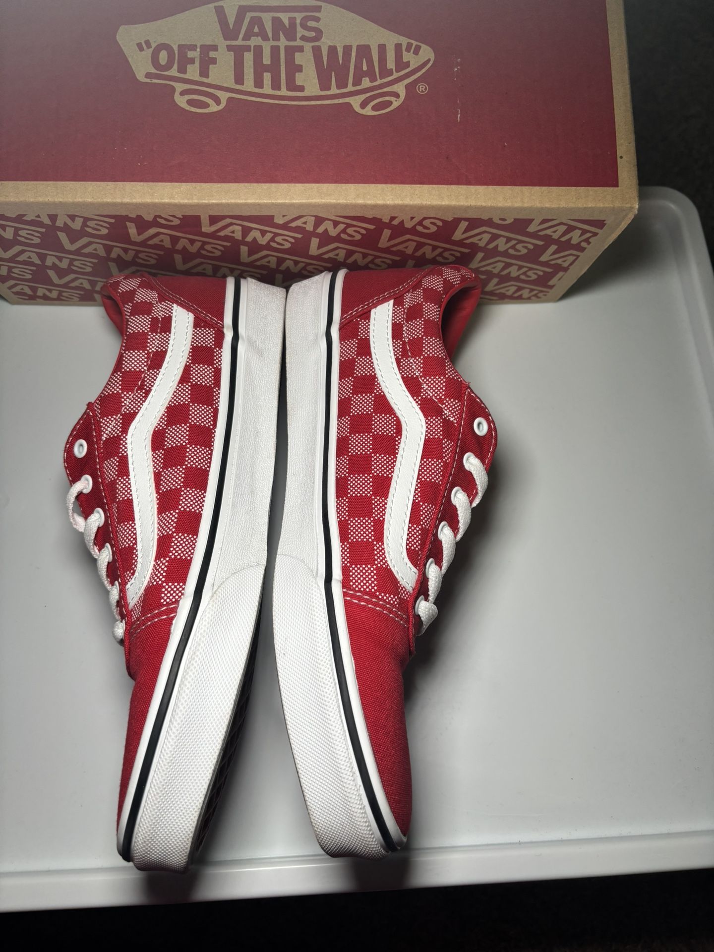 Red And White Vans