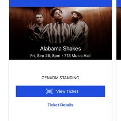 Alabama Shakes Tickets