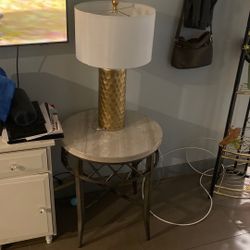 Small Tables and Lamps 
