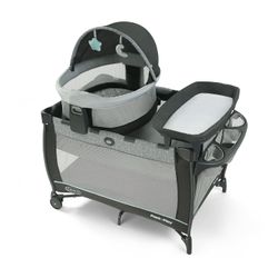 New! Graco Pack n Play Travel Dome DLX Playard w/ Portable Bassinet, Astin - $5 West Valley Delivery (#1920)
