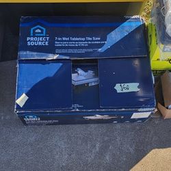 Project Source 7-in Wet Tabletop Tile Saw