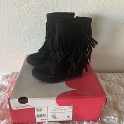Toddler Fringed Boots