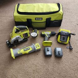 4 Piece Ryobi Set