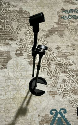 K&M Stackable Telescoping Boom kit with Quarter-turn Clutch Microphone Stand with Mic Clip