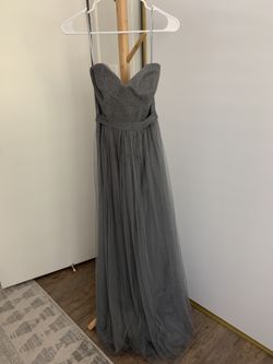Beautiful Grey Gown/ Bridesmaid Dress