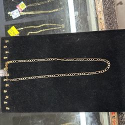 Figaro Two Tone 14k 16.3. 20in 
