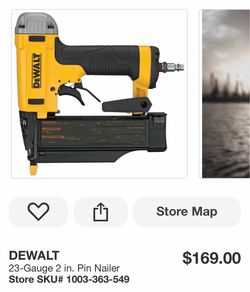 DEWALT 23-Gauge 2 in. Pin Nailer