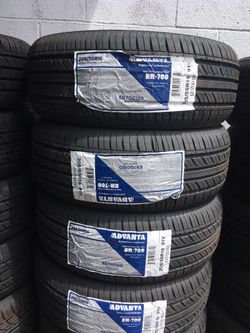 205-55R16 ADVANTA $269 ALL 4 installed with alignment